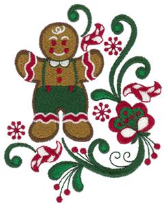 Jacobean Christmas Gingerbread Man