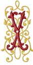 Romanesque 6 XL Letter / X