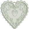 Free Standing Lace Heart 2