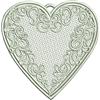 Free Standing Lace Heart 9