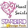 Heart Swirls Design Pack