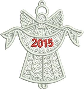 2015 Angel, Free Standing Lace