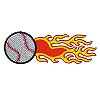 Flaming Baseball 53