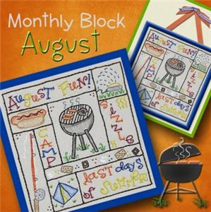 Monthly Block August Pattern