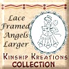Lace Framed Angels / Larger