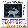 Winter Wildlife Silhouettes
