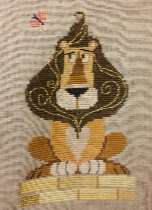 Once upon a Stitch OZ Cowardly Lion 