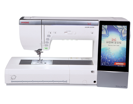 Janome® Horizon Memory Craft 15000 sewing machine.