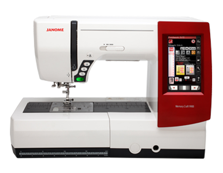 Janome® Memory Craft 9900 sewing machine.