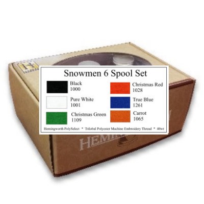 Snowman Hemingworth Thread Set
