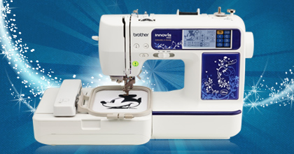 Brother® Innovis 990d (NV990D) sewing machine.