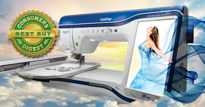 Brother® Dream Machine XV8500D sewing machine.