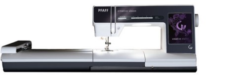Pfaff® Creative Vision 5.5 sewing machine.