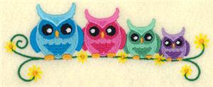 Spring Owl Family
