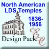North American LDS Temples: 1836-1956