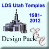 LDS Utah Temples 1981 - 2012