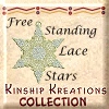 Image of Free Standing Lace Antique Stars