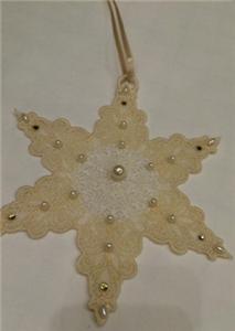 Free Standing Lace Antique Stars