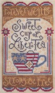 Sweet Liber-Tea Cross Stitch Pattern