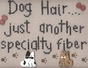 Dog Hair Cross Stitch Pattern