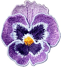 Pansy 3D Flower