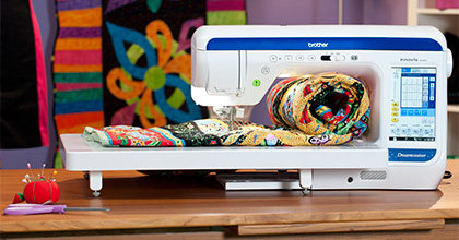 Brother® DreamWeaver VQ3000 sewing machine.