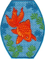 Oriental Lantern Sides-Goldfish Front