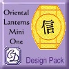 3D Oriental Lanterns Mini 1