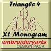 Triangle XL Monogram Set 4