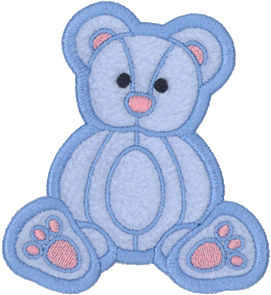 Stuffed Bear (Applique)