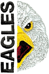 Eagles Mascot (Half Face)