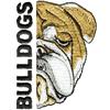 Bulldogs Mascot (Half Face)