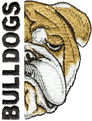 Bulldogs Mascot (Half Face)
