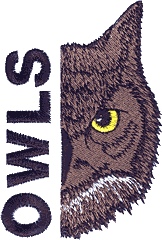 Owls Mascot (Half Face)