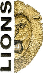 Lions Mascot (Half Face)