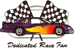 Dedicate Race Fan/Car/Flags