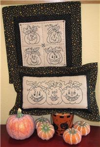 Trick or Treat Pumpkins Embroidery Patterns