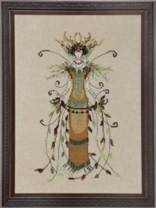 The Willow Queen The Black Forest Pixies  Cross Stitch Pattern