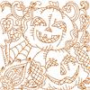Autumn/Halloween Quilt Block 6 (Med)