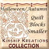 Autumn/Halloween Quilt Blocks / Small Size