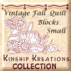 Vintage Fall Kitchen / Small Size Quilt Blocks
