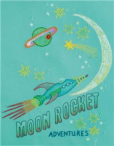 Moon Rocket Adventures Embroidery Pattern