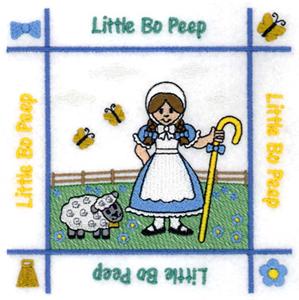 Little Bo Peep Quilt Square