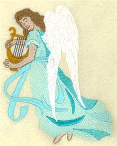 Heavenly Angel with Harp