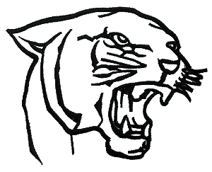 panther drawing outline