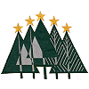 Christmas Trees Appliqué / larger