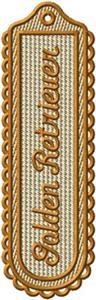 Golden Retriever Bookmark