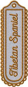 Tibetan Spaniel Bookmark
