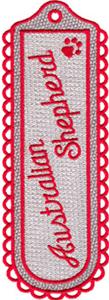 Australian Shepherd Bookmark