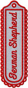 German Shepherd Bookmark